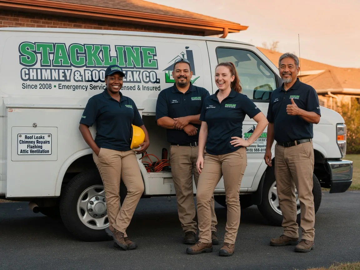Chimney flashing repair company in Hessel, MI